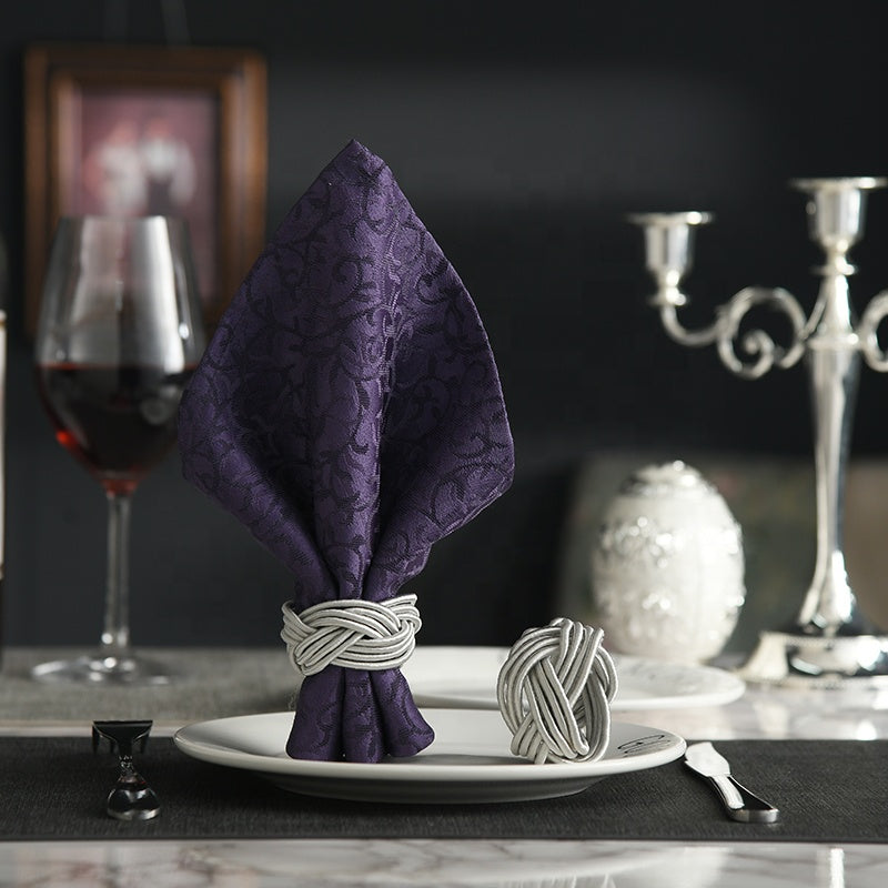 Silver Infinity Napkin Rings