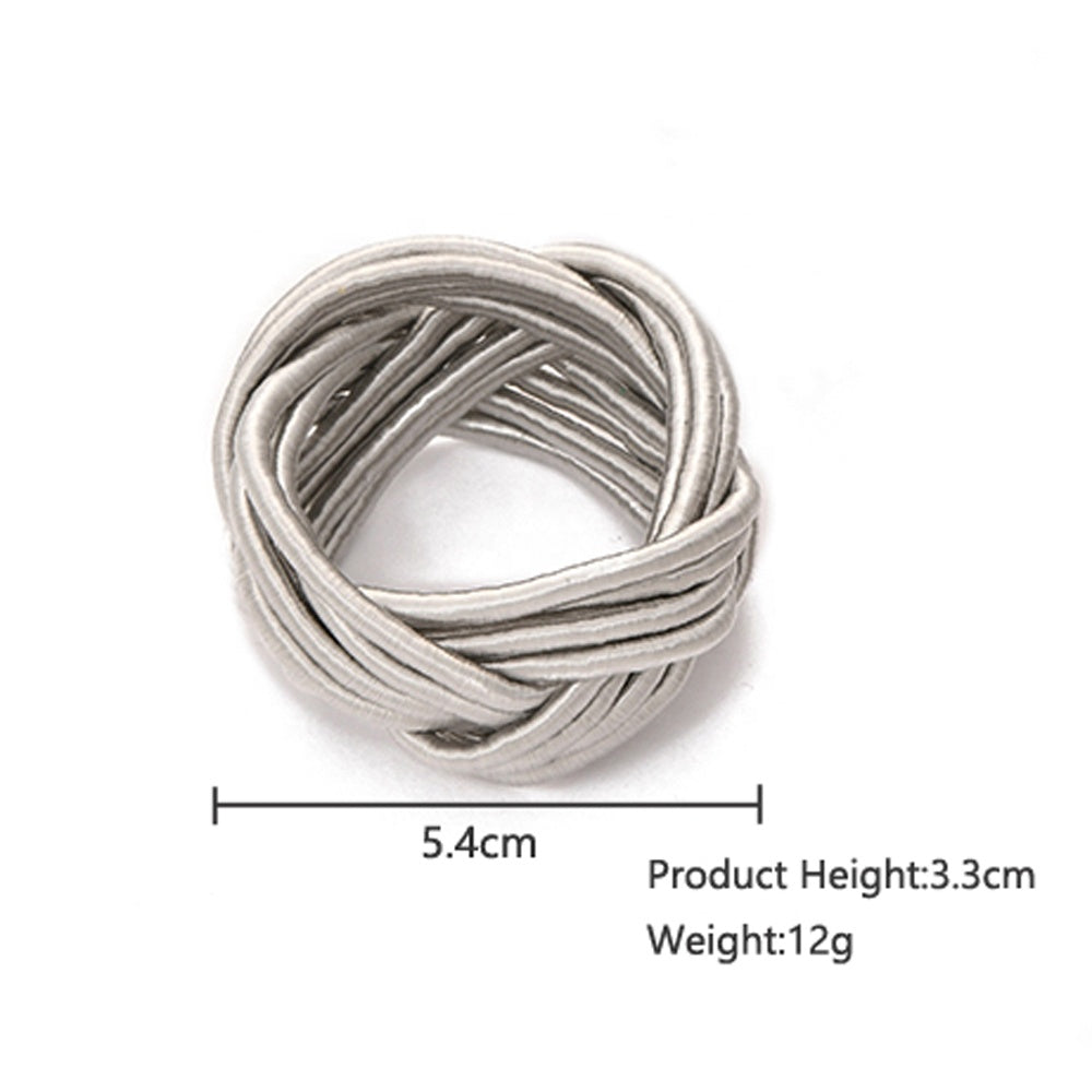 Silver Infinity Napkin Rings